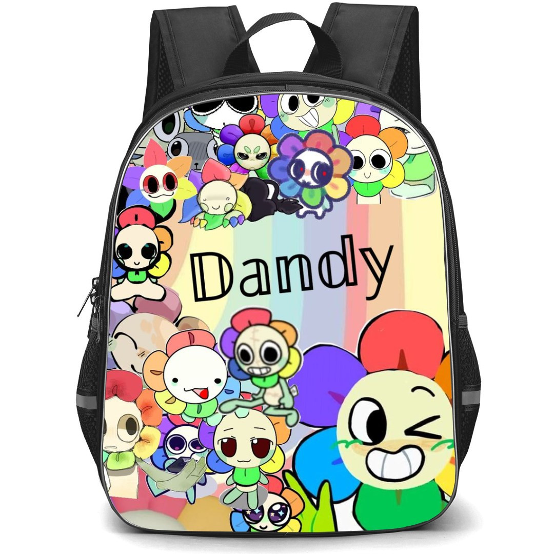 Dandys World Dandy Backpack StudentPack - Dandy Avatar Sticker On Rainbow Poster