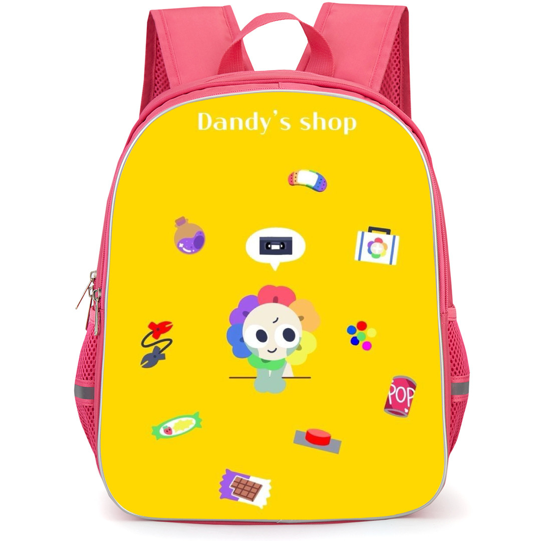 Dandys World Dandy Backpack StudentPack - Dandys Shop On Yellow Background