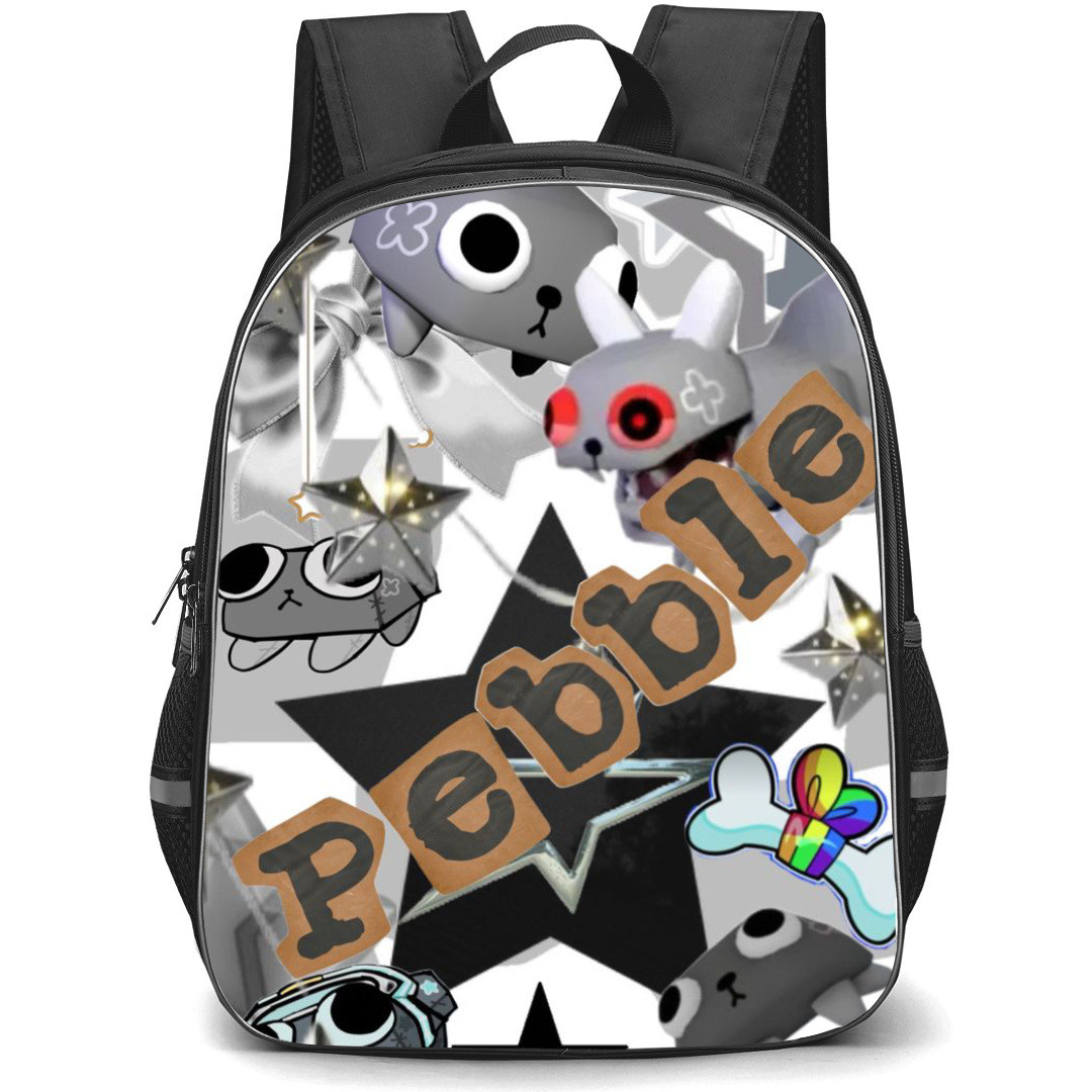 Dandys World Pebble Backpack StudentPack - Pebble Gray Sticker Poster