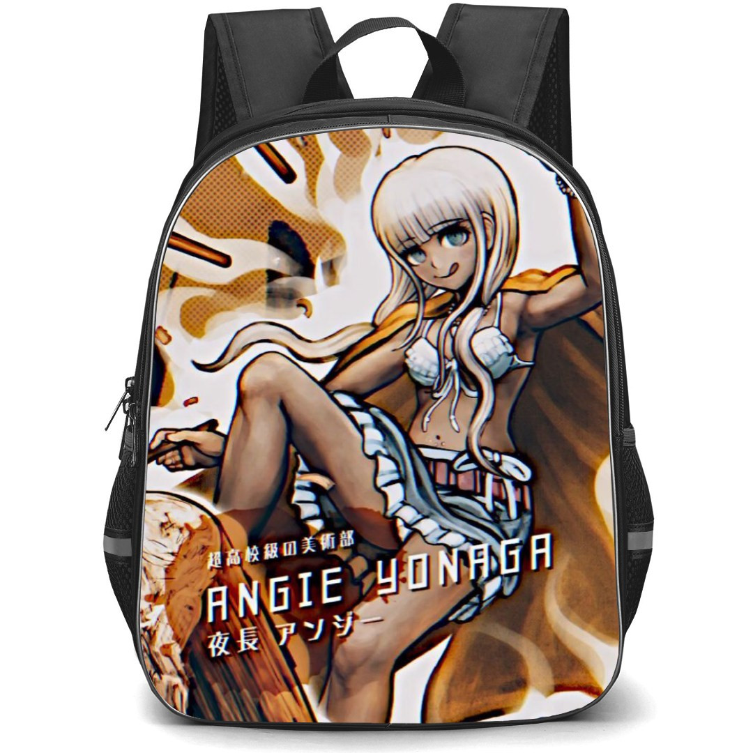 Danganropa Angie Yonaga Backpack StudentPack - Angie Yonaga Using Hammer Illustration