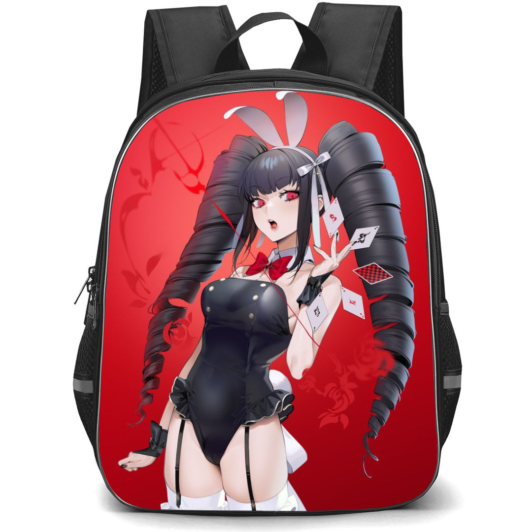 Danganropa Celestia Ludenberg Backpack StudentPack - Celestia Ludenberg Portrait Red Background