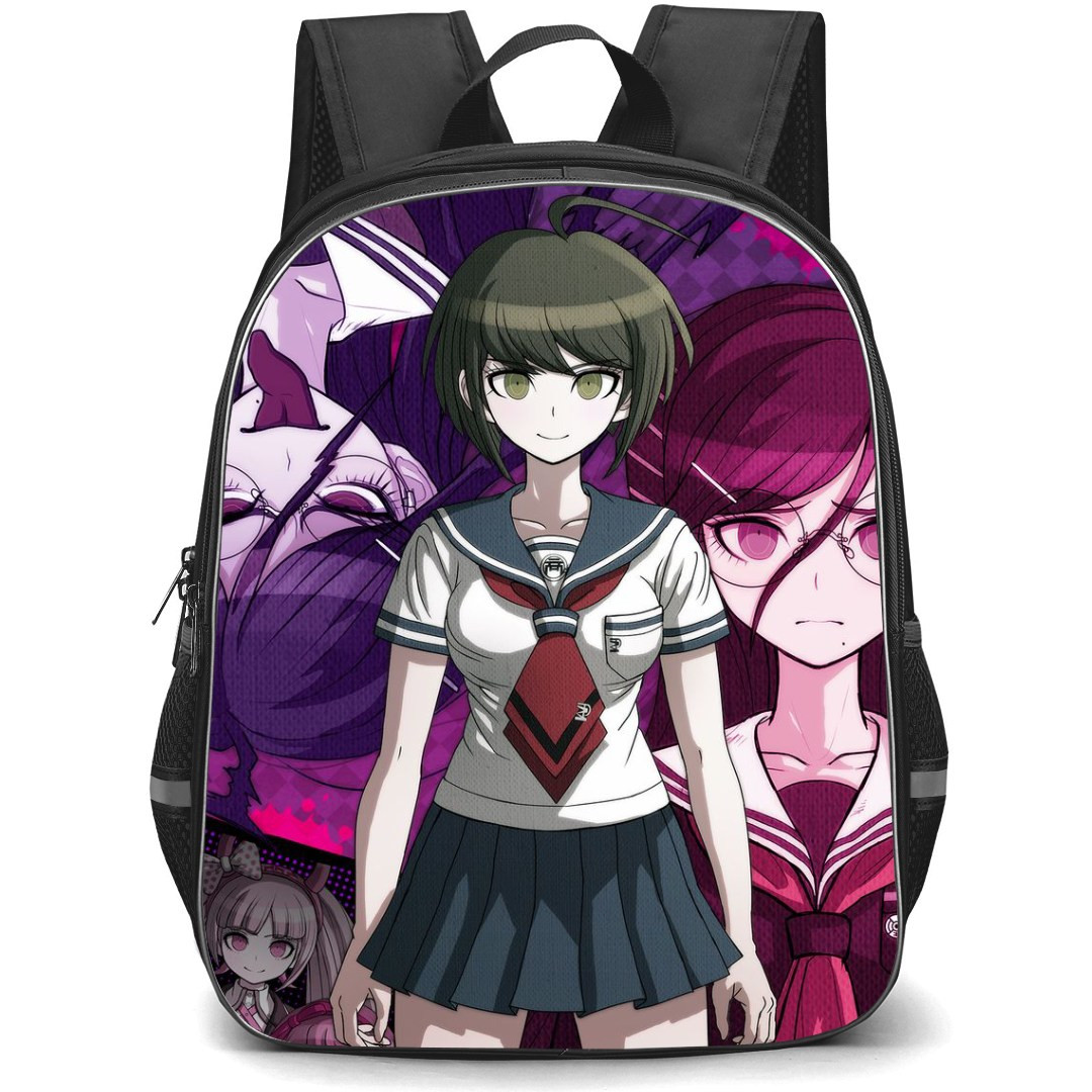 Danganropa Backpack StudentPack - Characters Upside Down Checkered Background