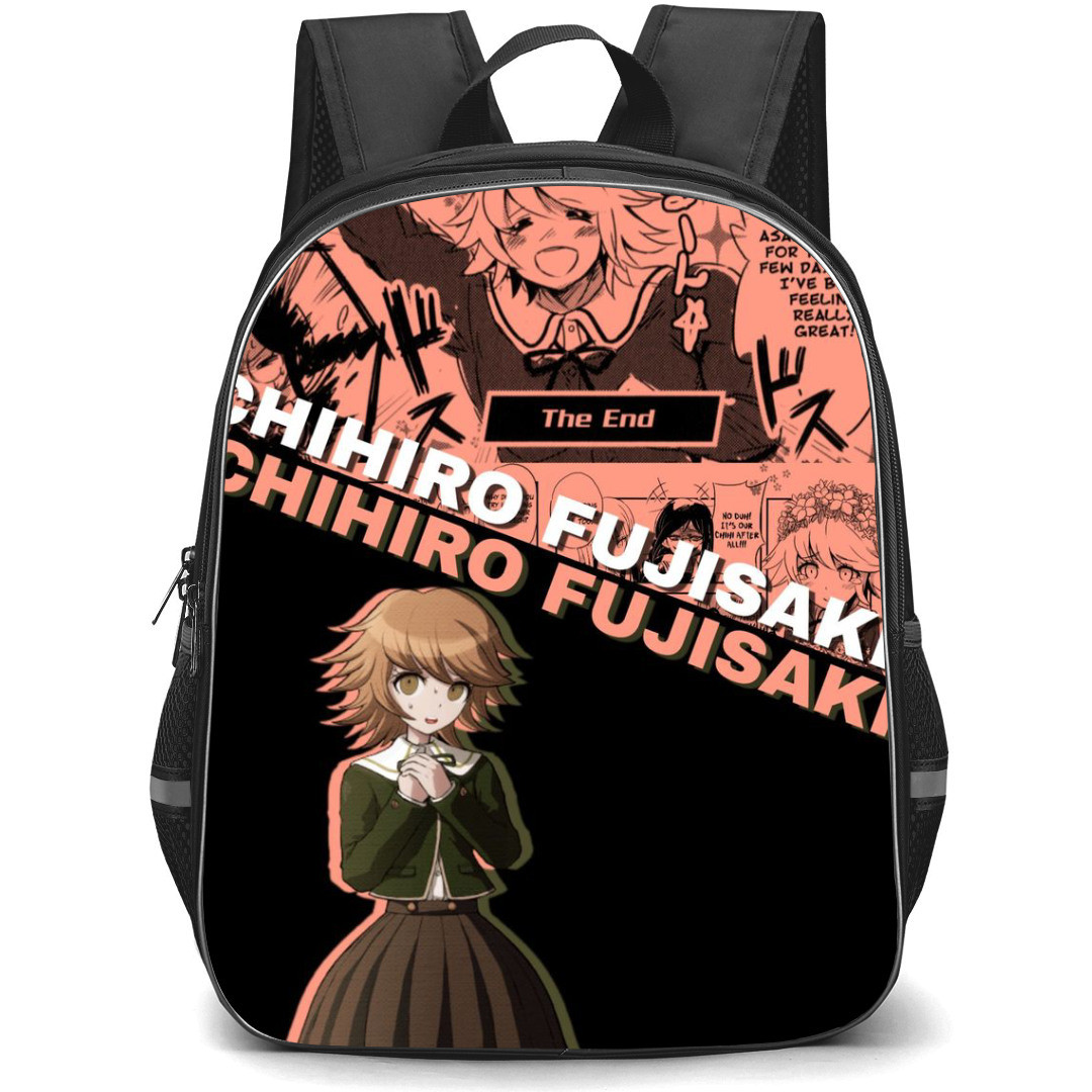 Danganropa Chihiro Fujisaki Backpack StudentPack - Chihiro Fujisaki Portrait Comic Art