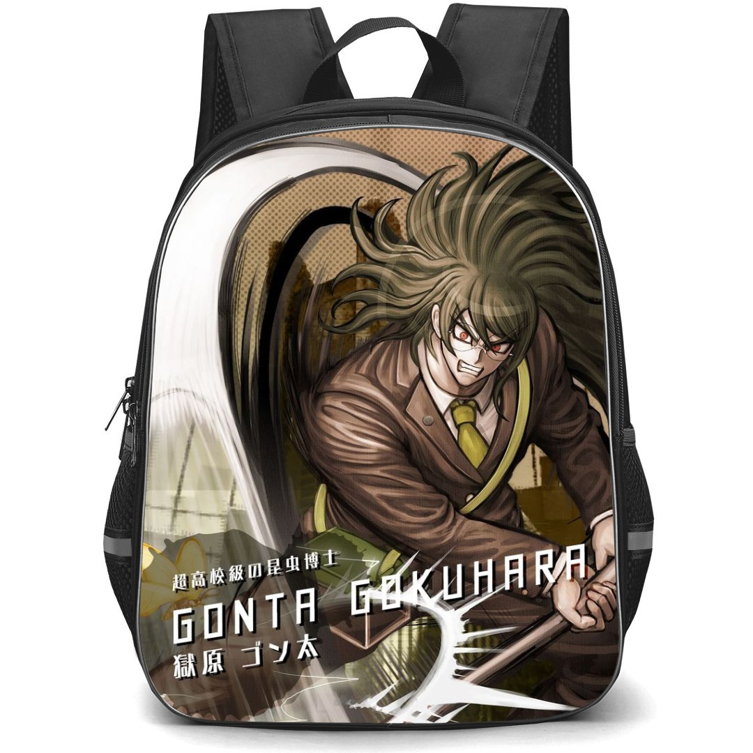 Danganropa Gonta Gokuhara Backpack StudentPack - Gonta Gokuhara Fighting Pose Illustration