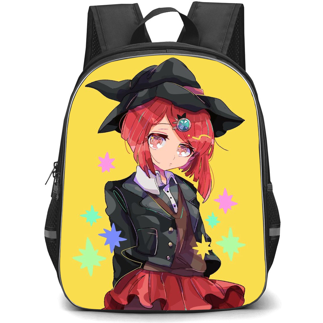 Danganropa Himiko Yumeno Backpack StudentPack - Himiko Yumeno Portrait Yellow Background