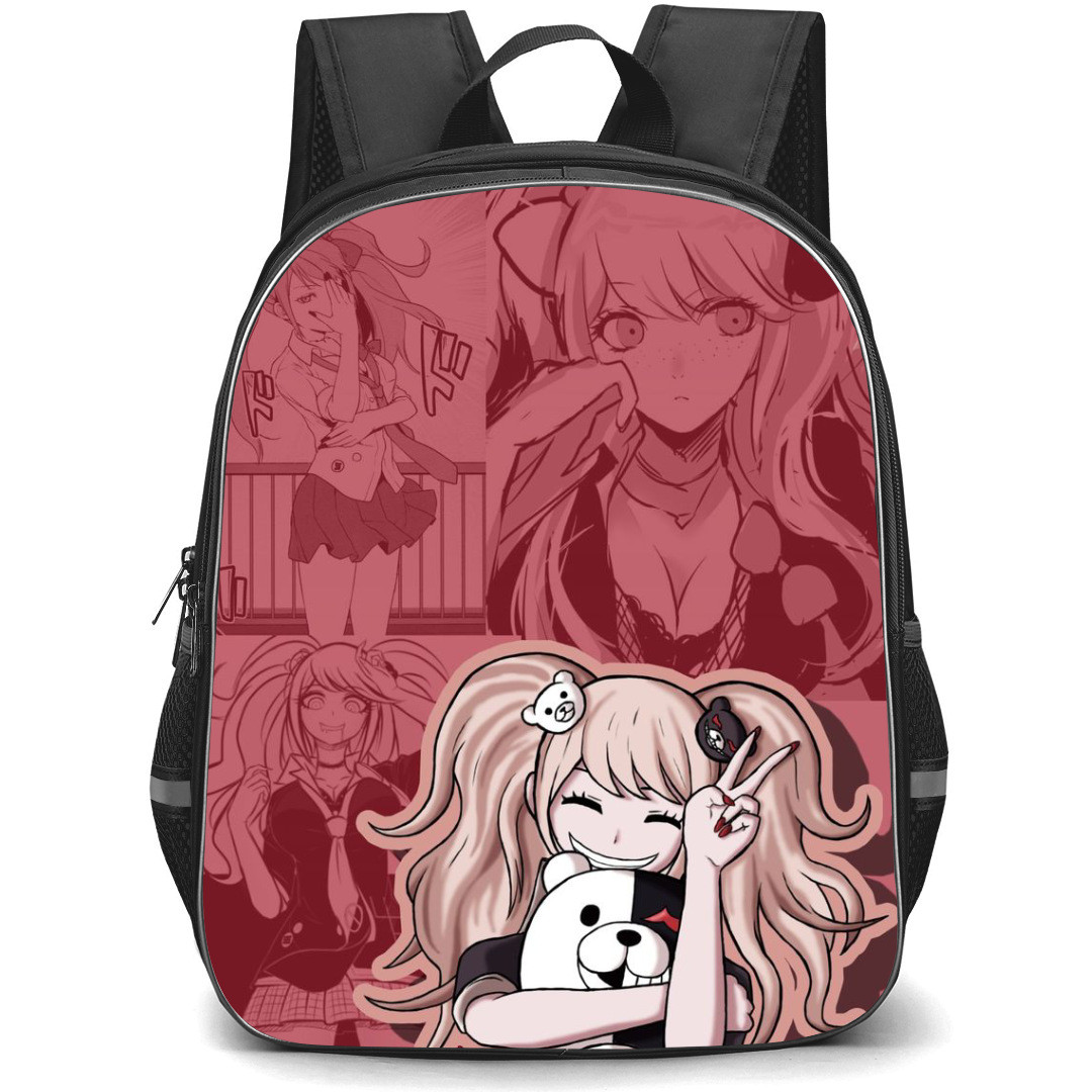 Danganropa Junko Enoshima Backpack StudentPack - Junko Enoshima Comic Art Collage