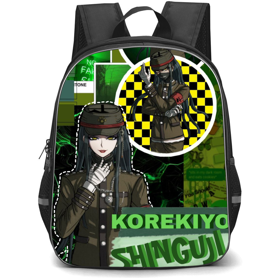 Danganropa Korekiyo Shinguji Backpack StudentPack - Korekiyo Shinguji Green Collage