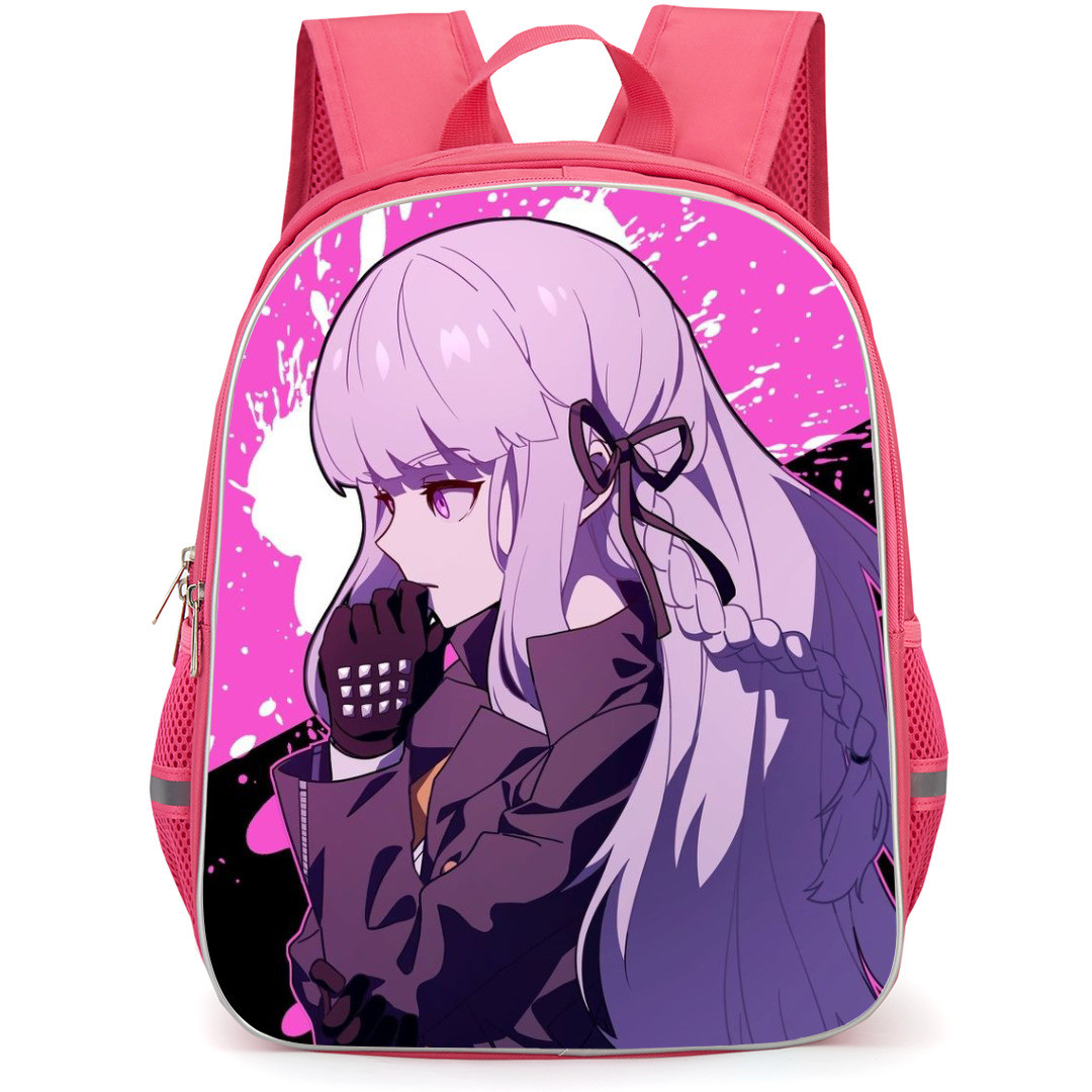 Danganropa Kyoko Kirigiri Backpack StudentPack - Kyoko Kirigiri Side Portrait Watercolor Art