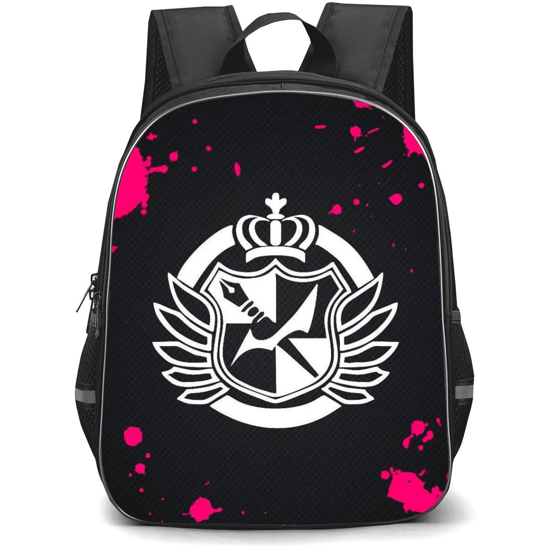 Danganropa Backpack StudentPack - Logo Watercolor Art Background