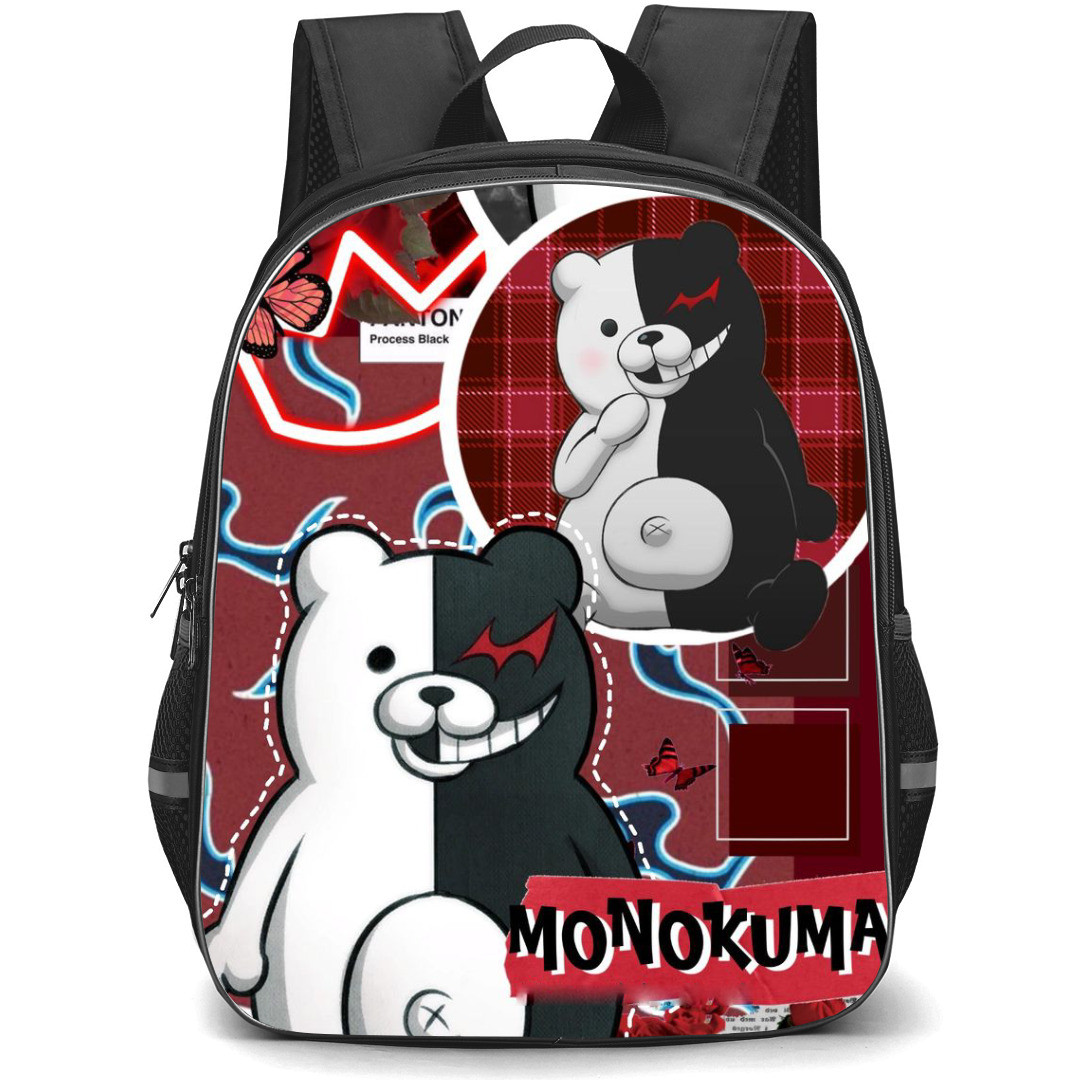 Danganropa Monokuma Backpack StudentPack - Monokuma Red Collage