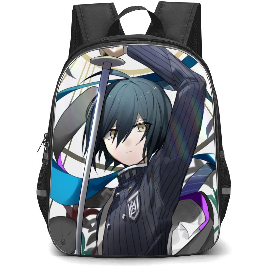 Danganropa Shuichi Saihara Backpack StudentPack - Shuichi Saihara Holding Sword Illustration