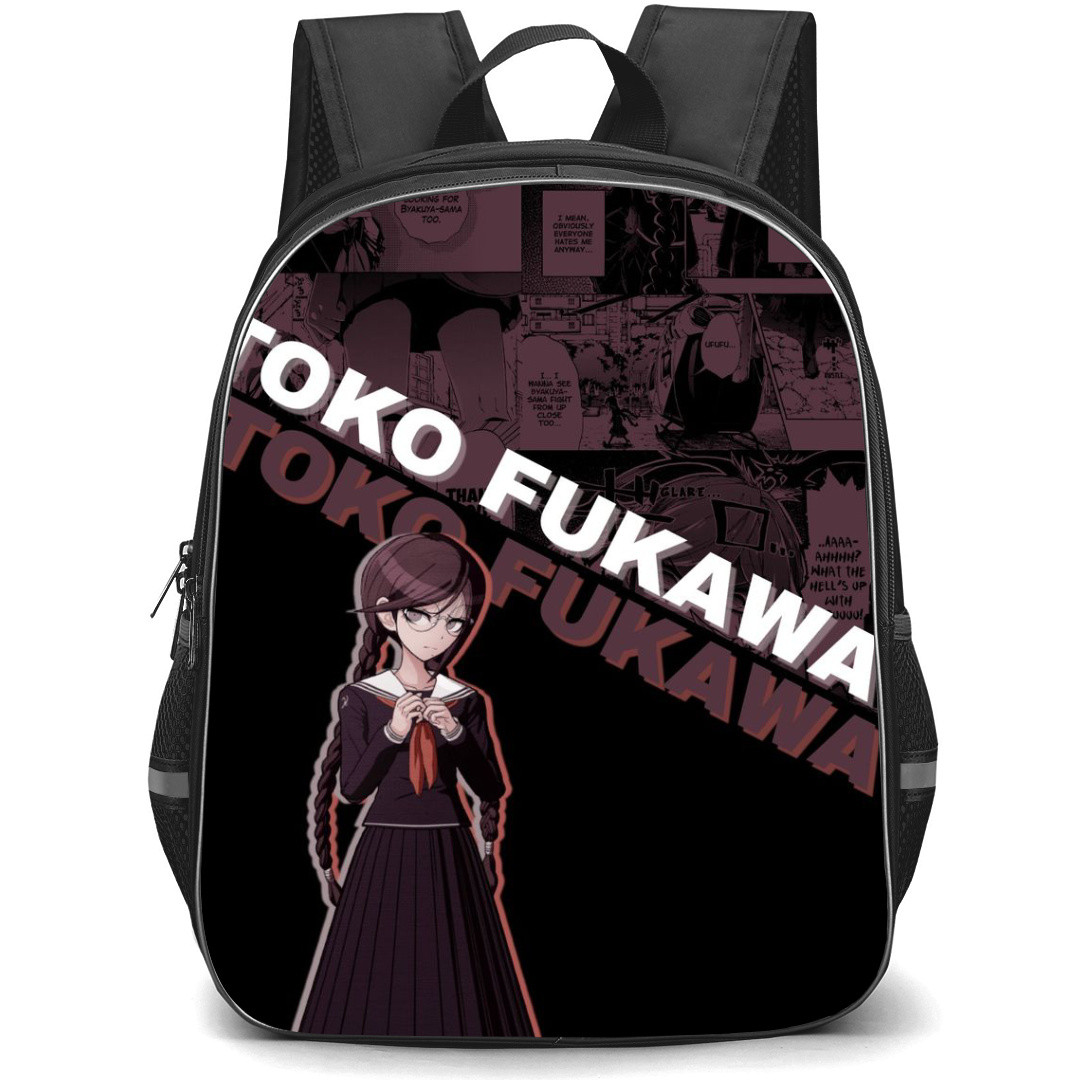 Danganropa Toko Fukawa Backpack StudentPack - Toko Fukawa Portrait Comic Art