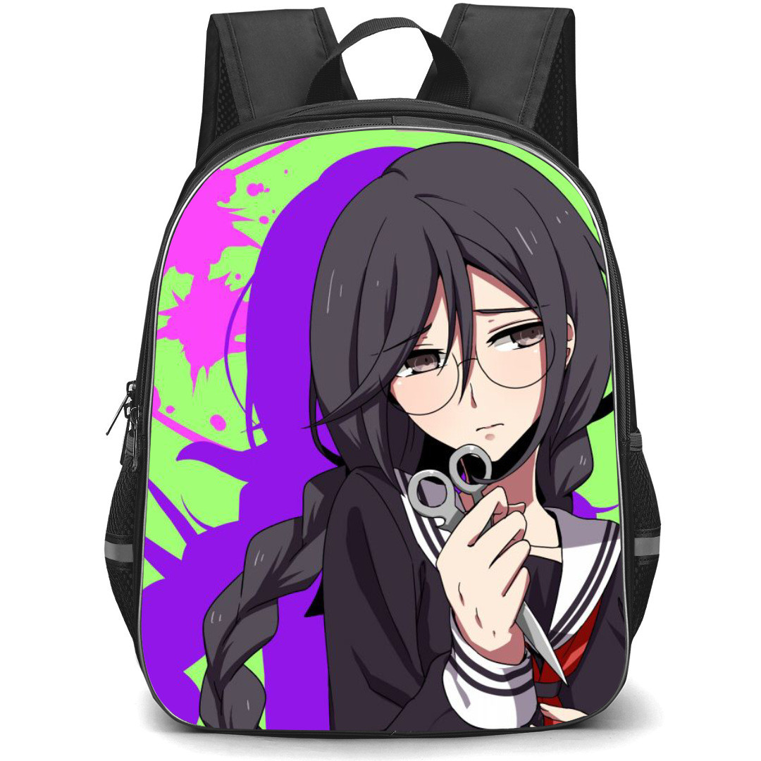Danganropa Toko Fukawa Backpack StudentPack - Toko Fukawa Portrait Green Background