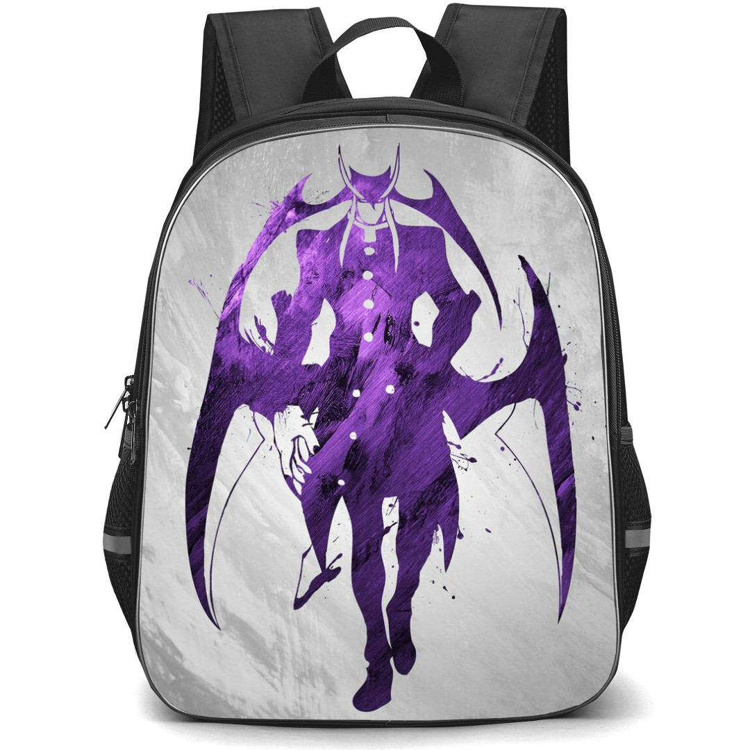 Darkstalkers Jedah Dohma Backpack StudentPack - Jedah Dohma Silhouette Minimalist Art
