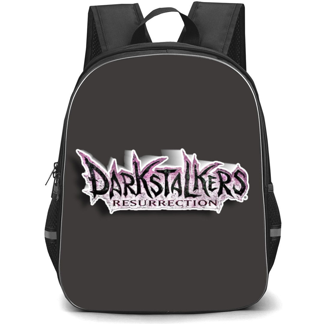 Darkstalkers Backpack StudentPack - Logo Wall Cracked Design Sticker Art