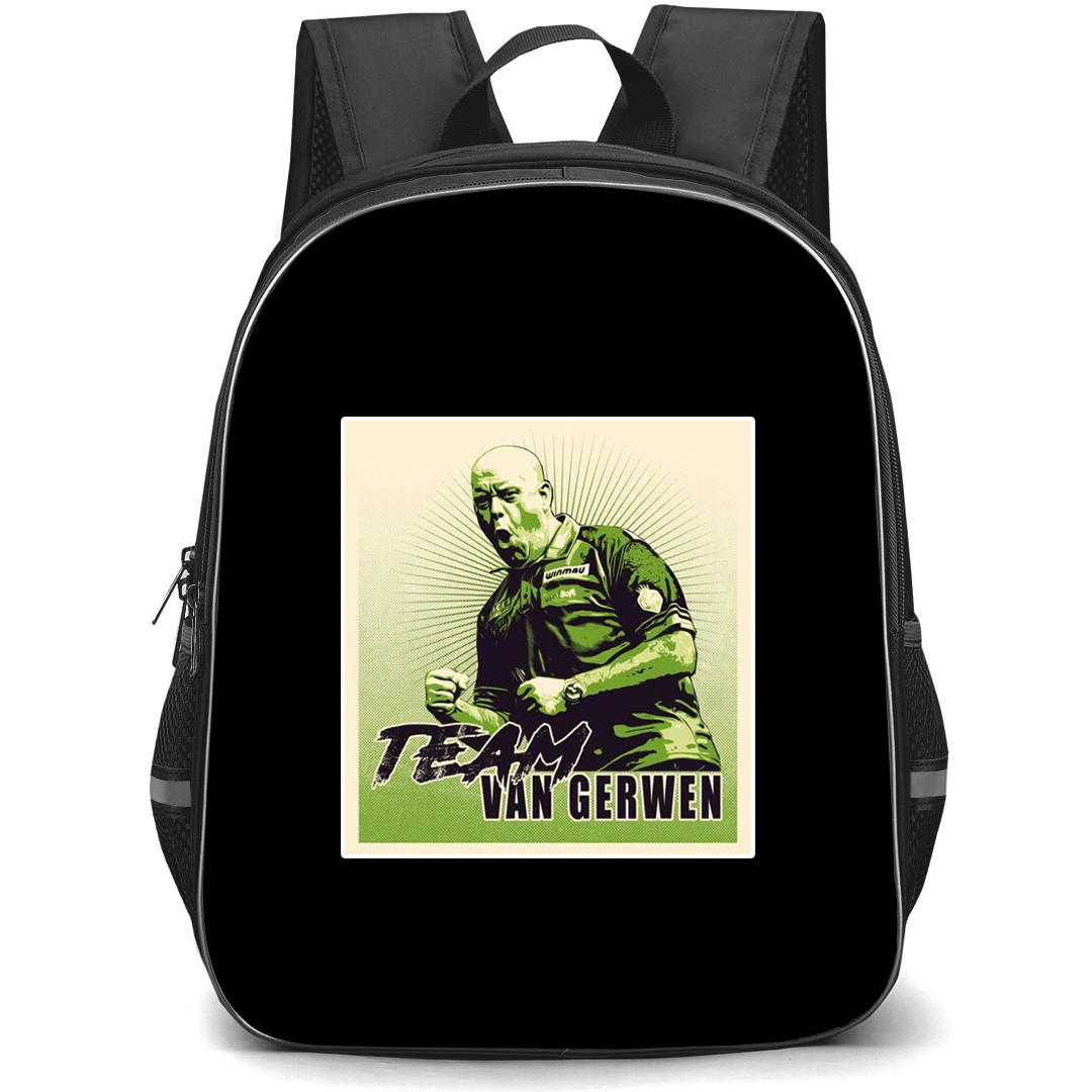 Darts Michael Van Gerwen Backpack School Bag StudentPack - Michael Van Gerwen Graphic Portrait Sticker