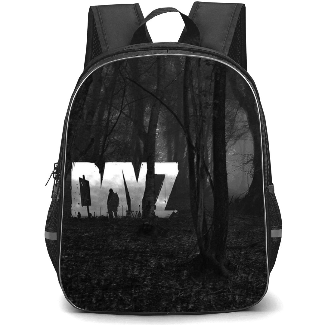 DayZ Backpack School Bag StudentPack - DayZ Series Logo In Forest Background
