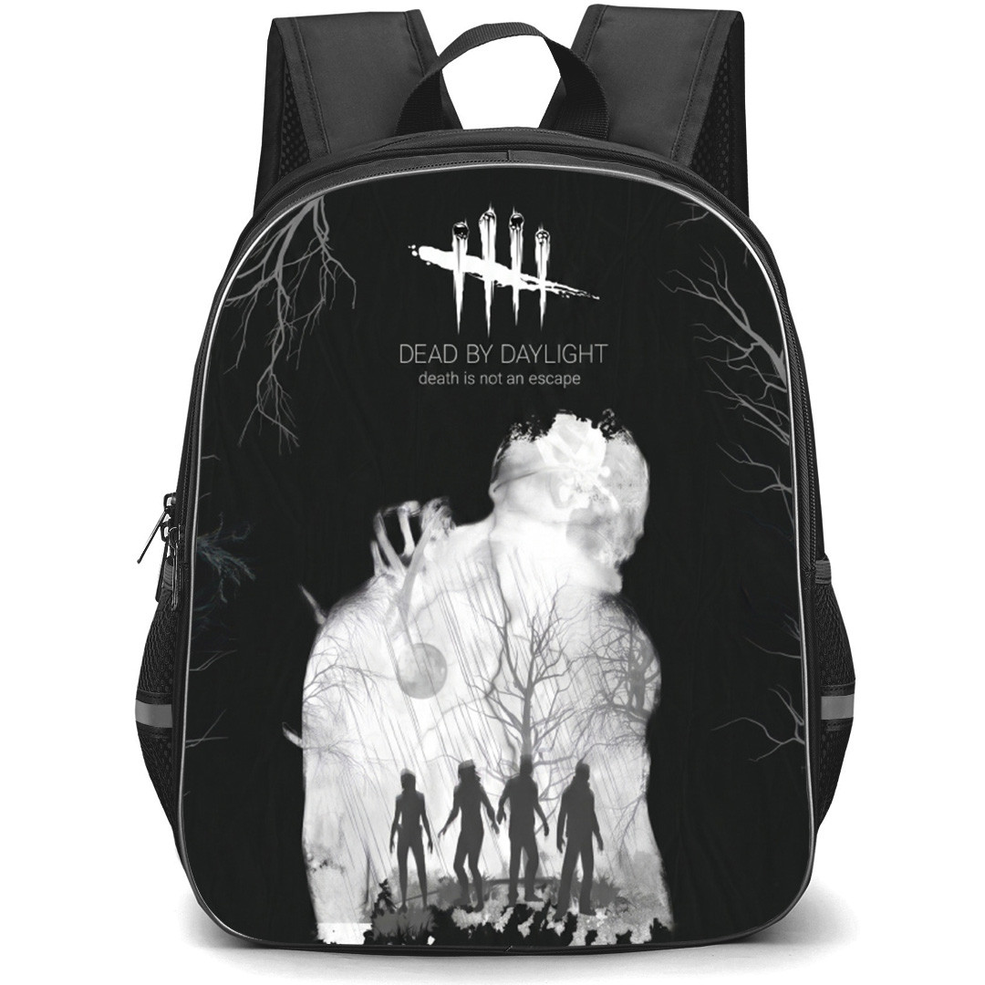 Dead By Daylight Backpack School Bag StudentPack - Dead By Daylight Death Is Not An Escape Silhouette Poster