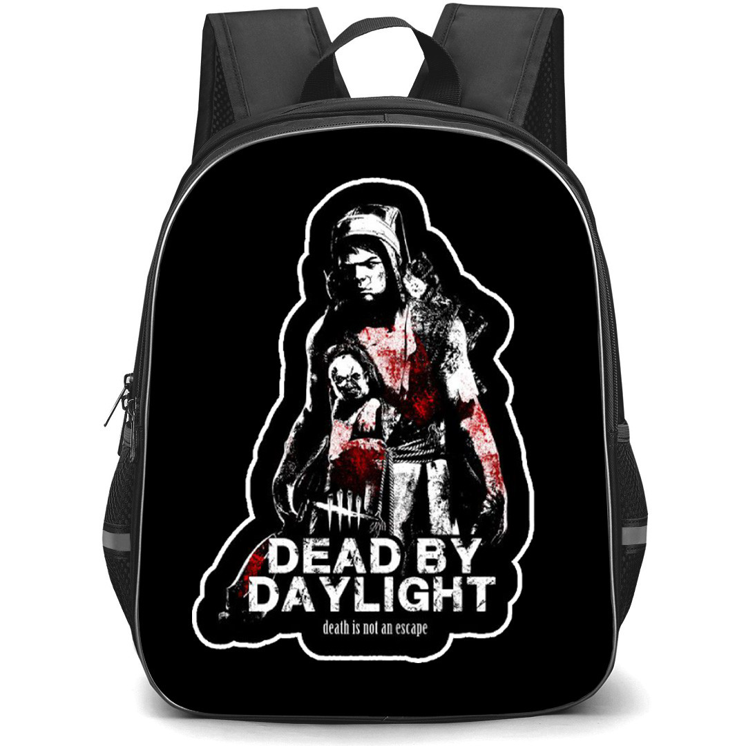 Dead By Daylight Backpack School Bag StudentPack - Dead By Daylight Death Is Not An Escape Silhouette Sticker