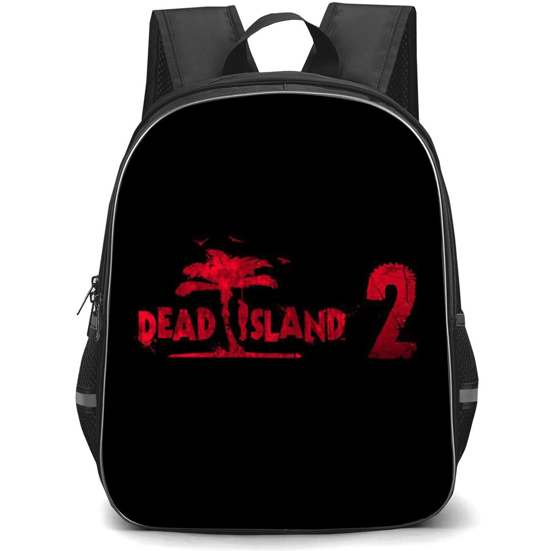 Dead Island Backpack School Bag StudentPack - Dead Island Game Logo On Black Background