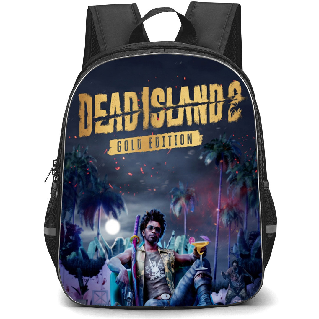 Dead Island Backpack School Bag StudentPack - Dead Island Gold Edition Game Cover Art