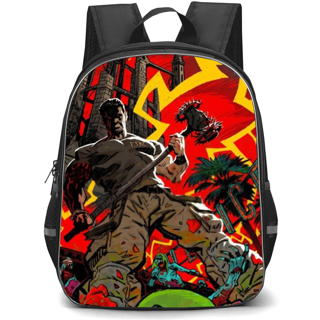 Dead Island Backpack School Bag StudentPack - Dead Island The Tower Tarot Card Poster