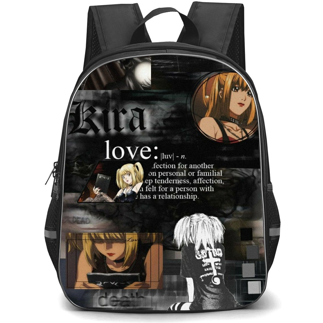 Death Note Misa Amane Backpack StudentPack - Comic Series Misa Amane Collage