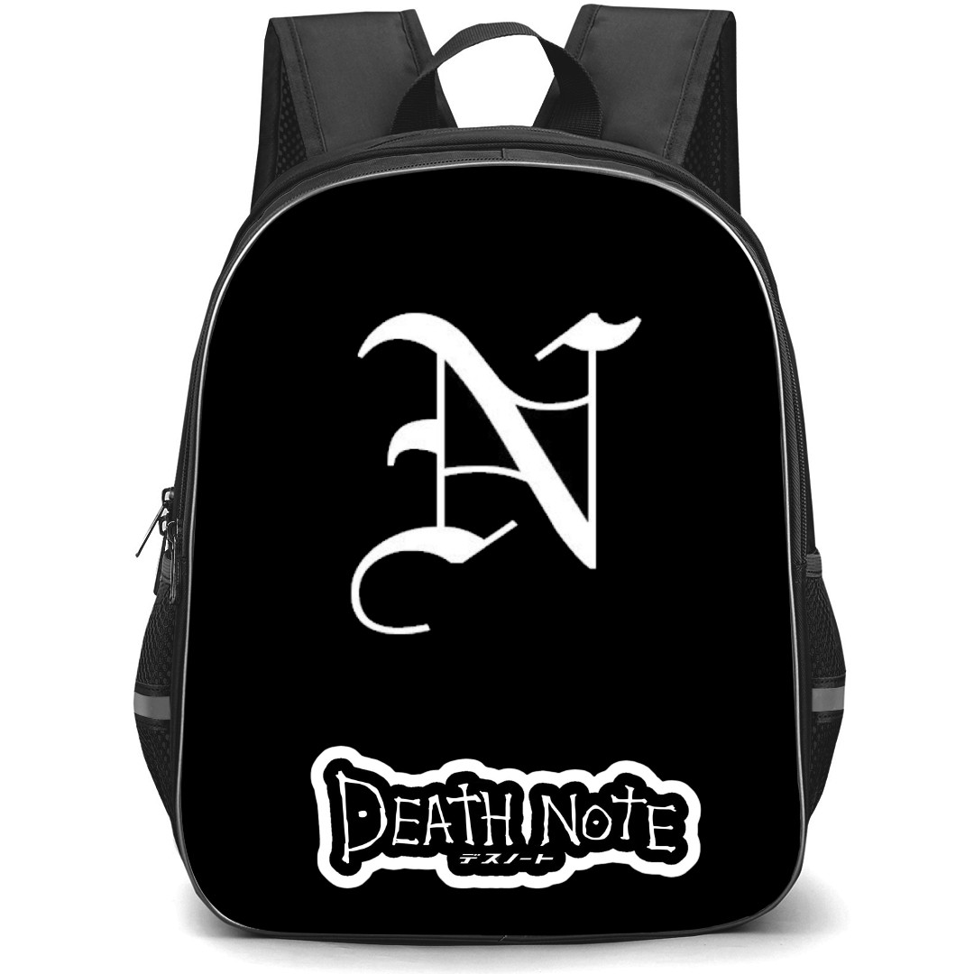 Death Note Near Backpack StudentPack - Near Logo On Black Background