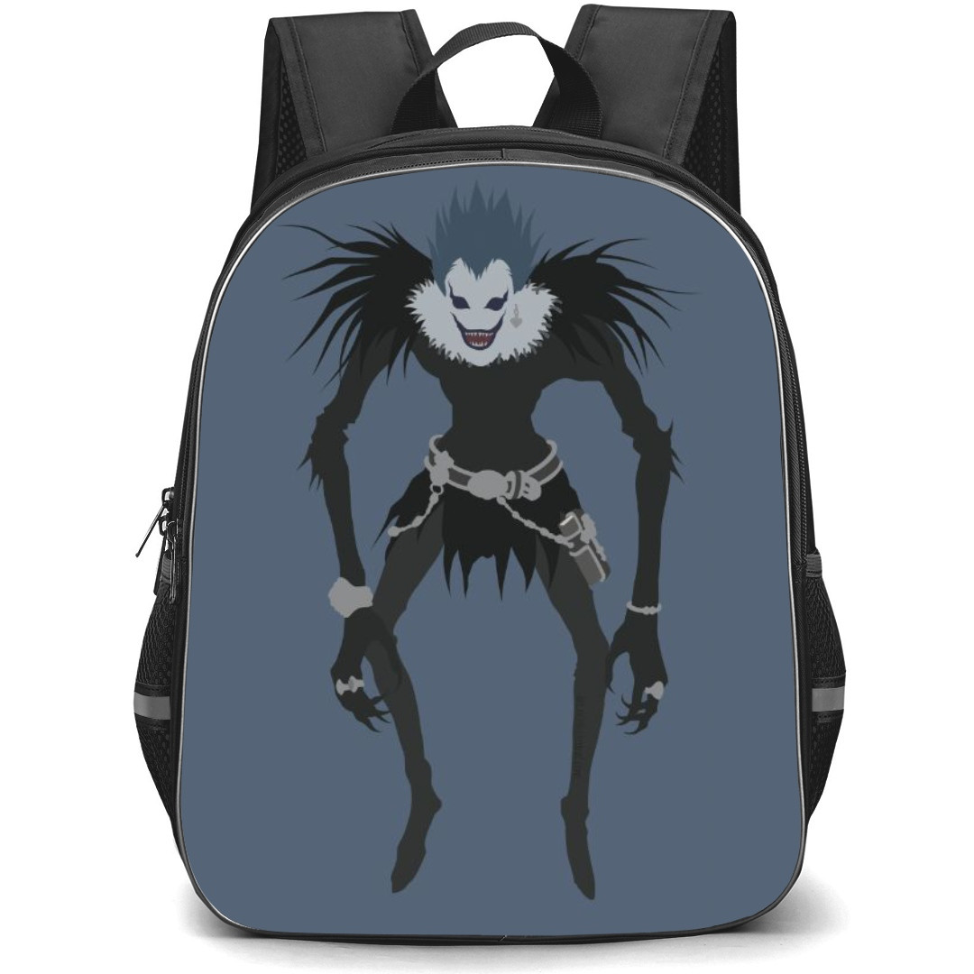 Death Note Ryuk Backpack StudentPack - Ryuk Standing Minimalist On Navy Background