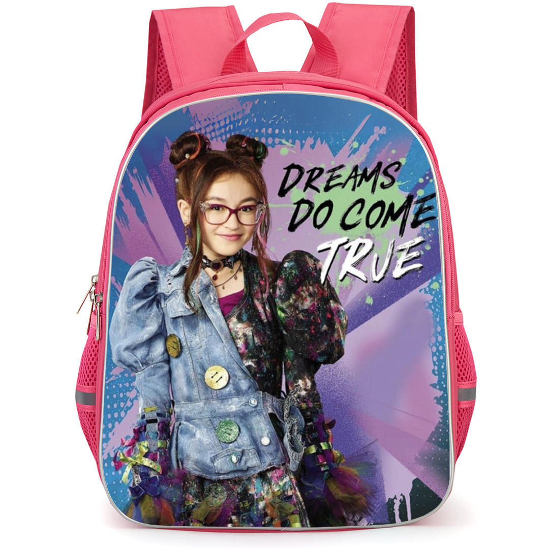 Descendants Dizzy Backpack School Bag StudentPack - Dizzy Dreams Do Come True Quote Portrait