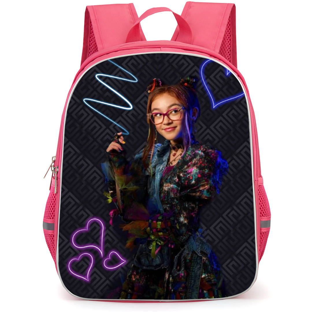 Descendants Dizzy Backpack School Bag StudentPack - Dizzy Heart Neon Smile Portrait