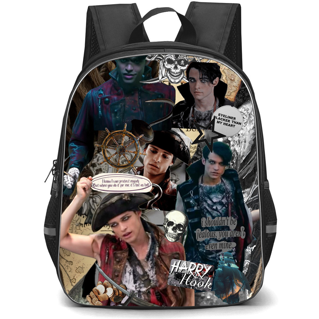 Descendants Harry Backpack School Bag StudentPack - Harry Jealous Quote Portrait Collage