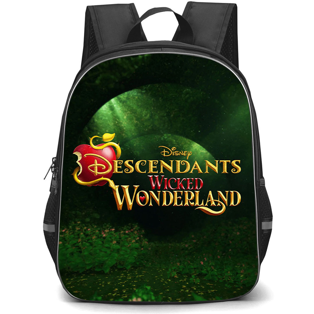 Descendants Wicked Wonderland Backpack School Bag StudentPack - Descendants Wicked Wonderland Official Logo Key Art Poster