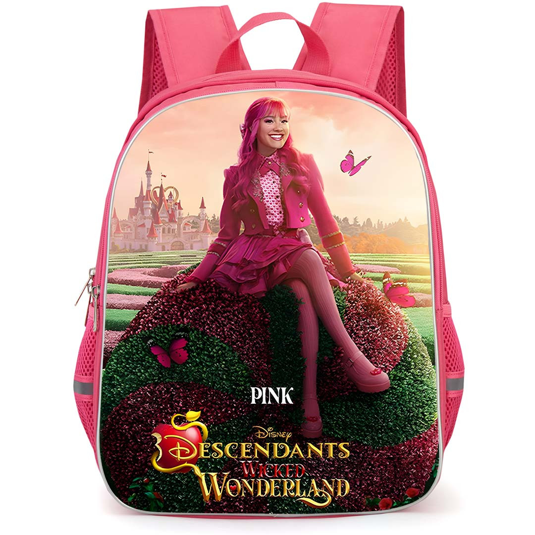 Descendants Wicked Wonderland Pink Backpack School Bag StudentPack - Pink Character Poster