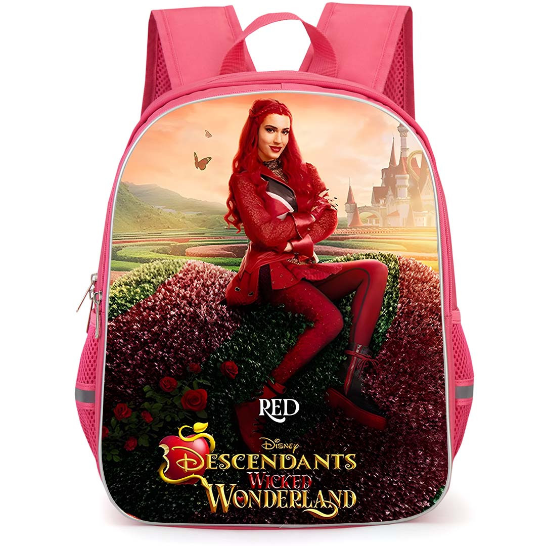 Descendants Wicked Wonderland Red Backpack School Bag StudentPack - Red Character Poster
