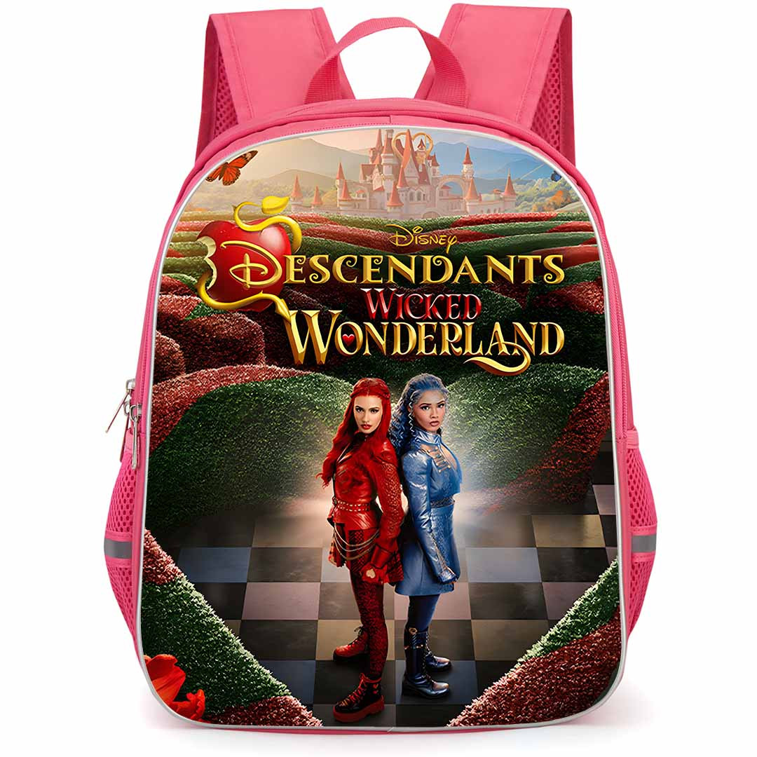 Descendants Wicked Wonderland Backpack School Bag StudentPack - Descendants Wicked Wonderland Red And Chloe Character Poster