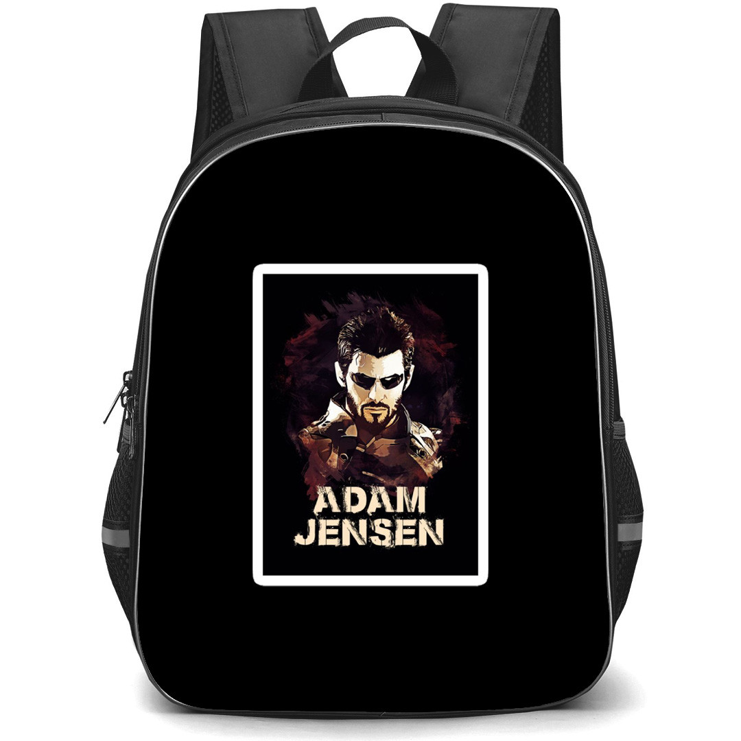 Deus Ex Adam Jenson Backpack School Bag StudentPack - Adam Jenson Fierce Portrait Sticker