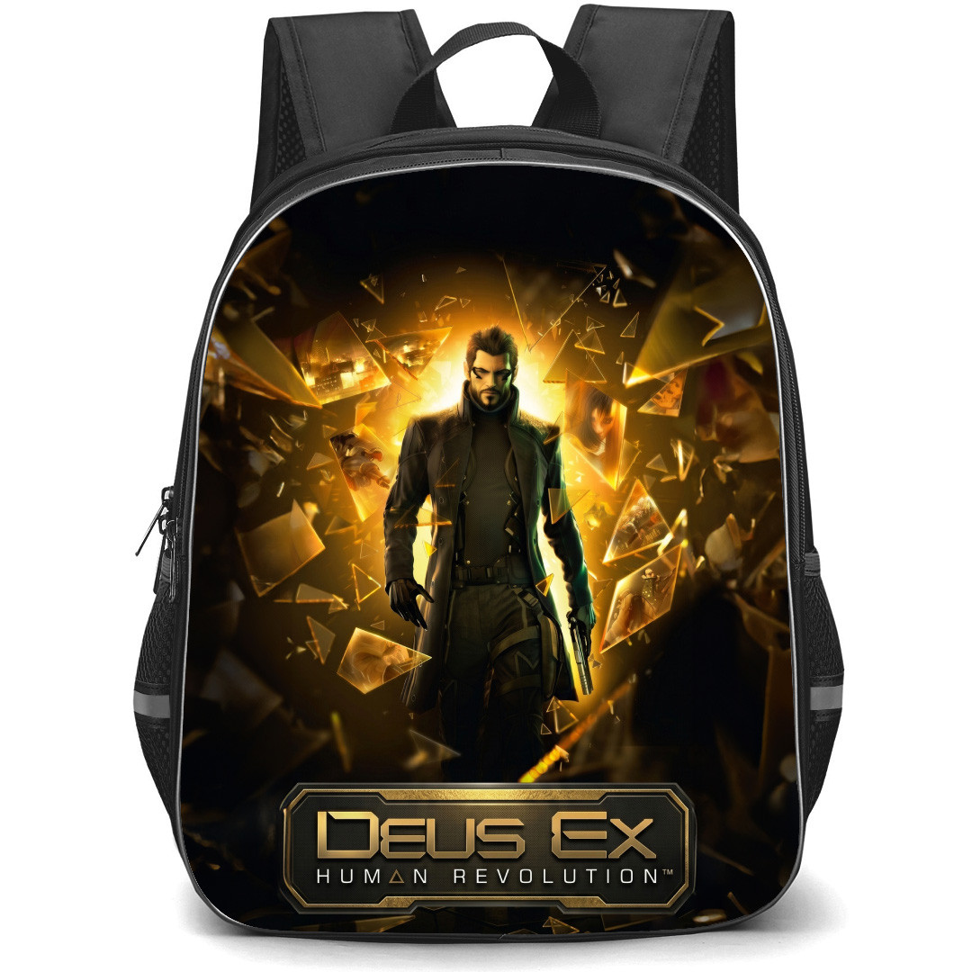 Deus Ex Adam Jenson Backpack School Bag StudentPack - Adam Jenson Human Revolution Poster