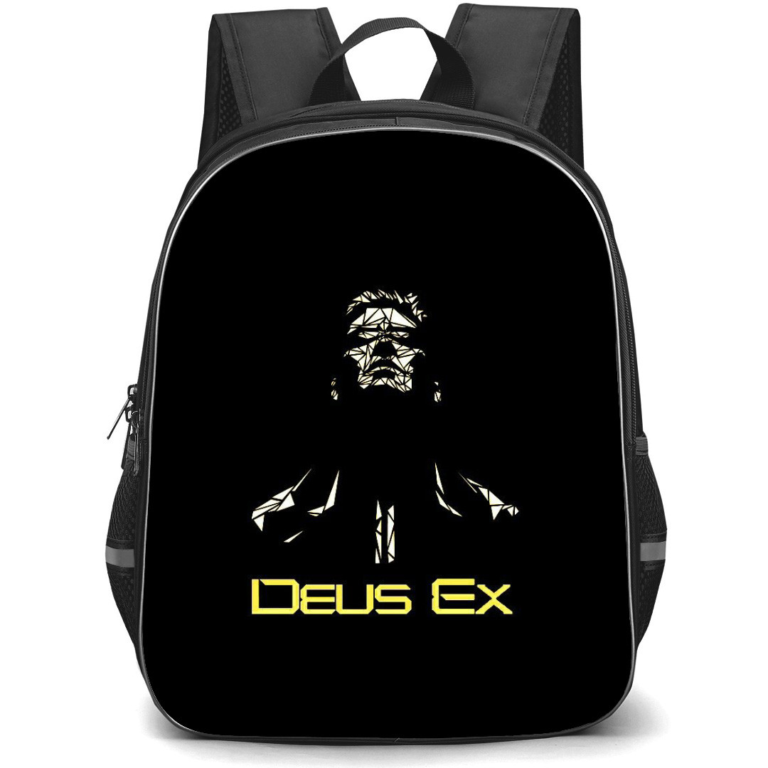 Deus Ex Adam Jenson Backpack School Bag StudentPack - Adam Jenson Silhouette Series Poster