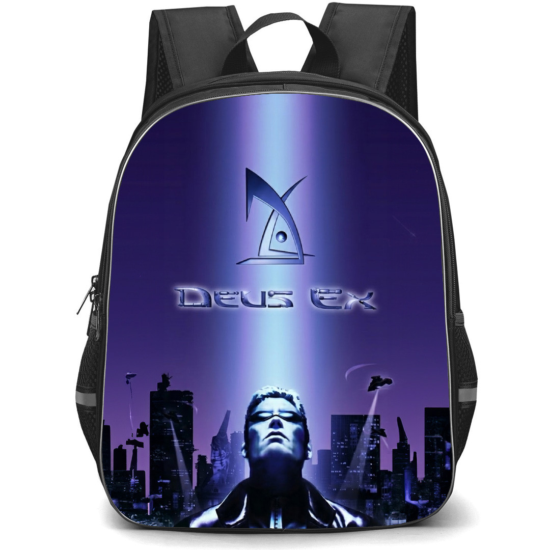 Deus Ex Backpack School Bag StudentPack - Deus Ex Game Cover Art Poster
