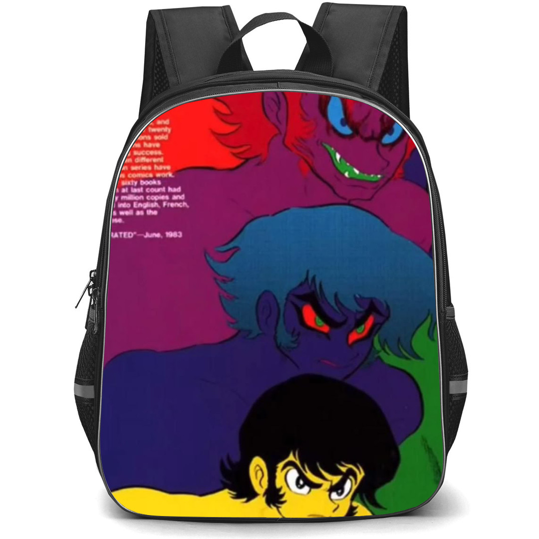 Devilman Crybaby Akira Fudo Backpack StudentPack - Akira Fudo Anime Cartoon Art Poster