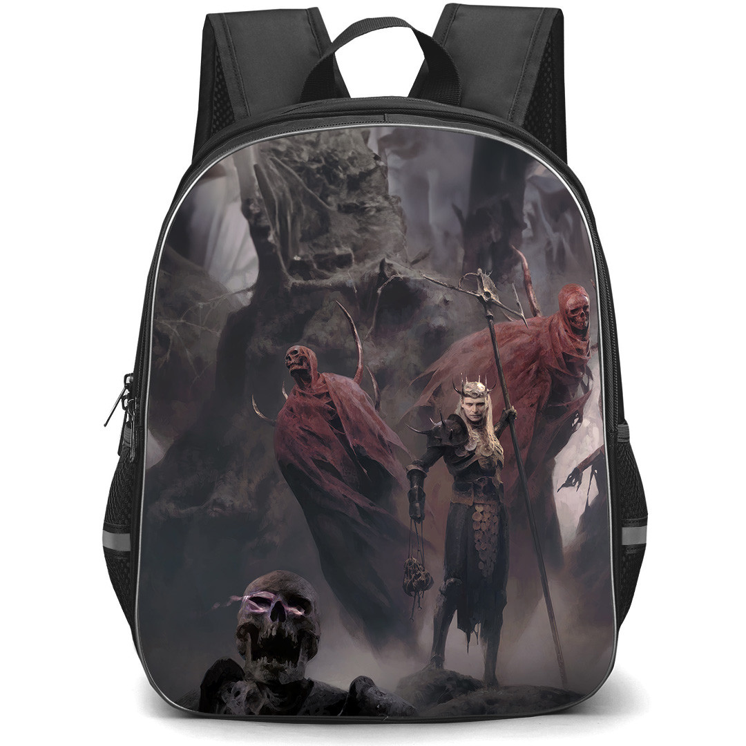 Diablo 4 Necromancer Backpack StudentPack - Male Necromancer With Skeletons