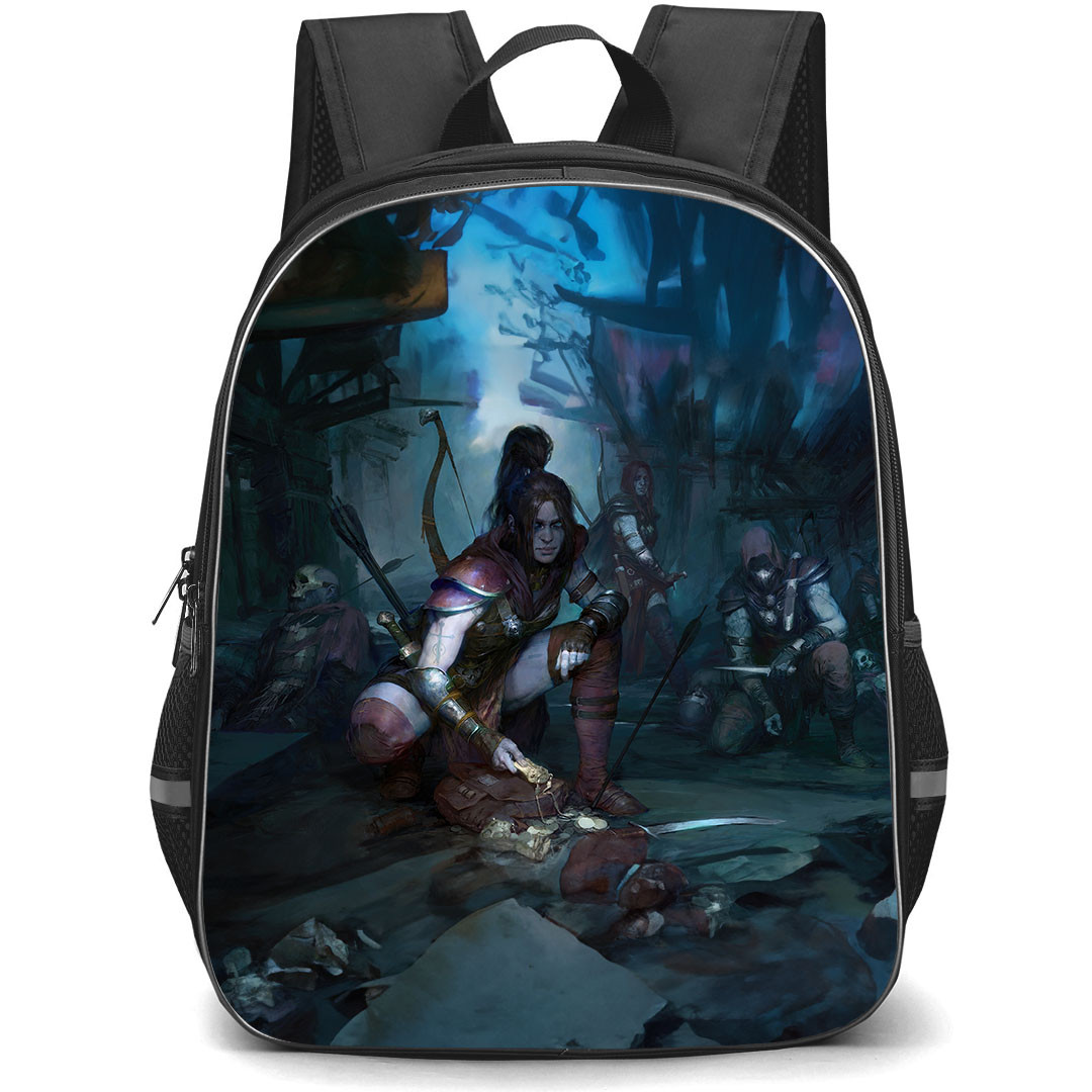 Diablo 4 Rogue Backpack StudentPack - Rogue Characters Group Art