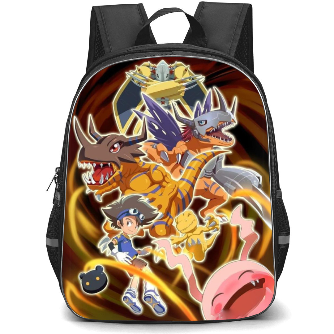 Digimon Backpack StudentPack - Characters And Monsters Flying
