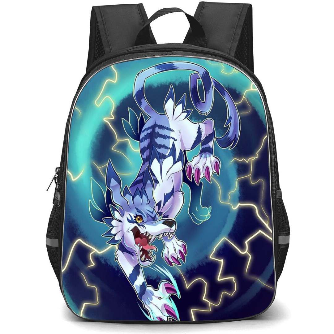 Digimon Gabumon Backpack StudentPack - Gabumon Garurumon Evolution