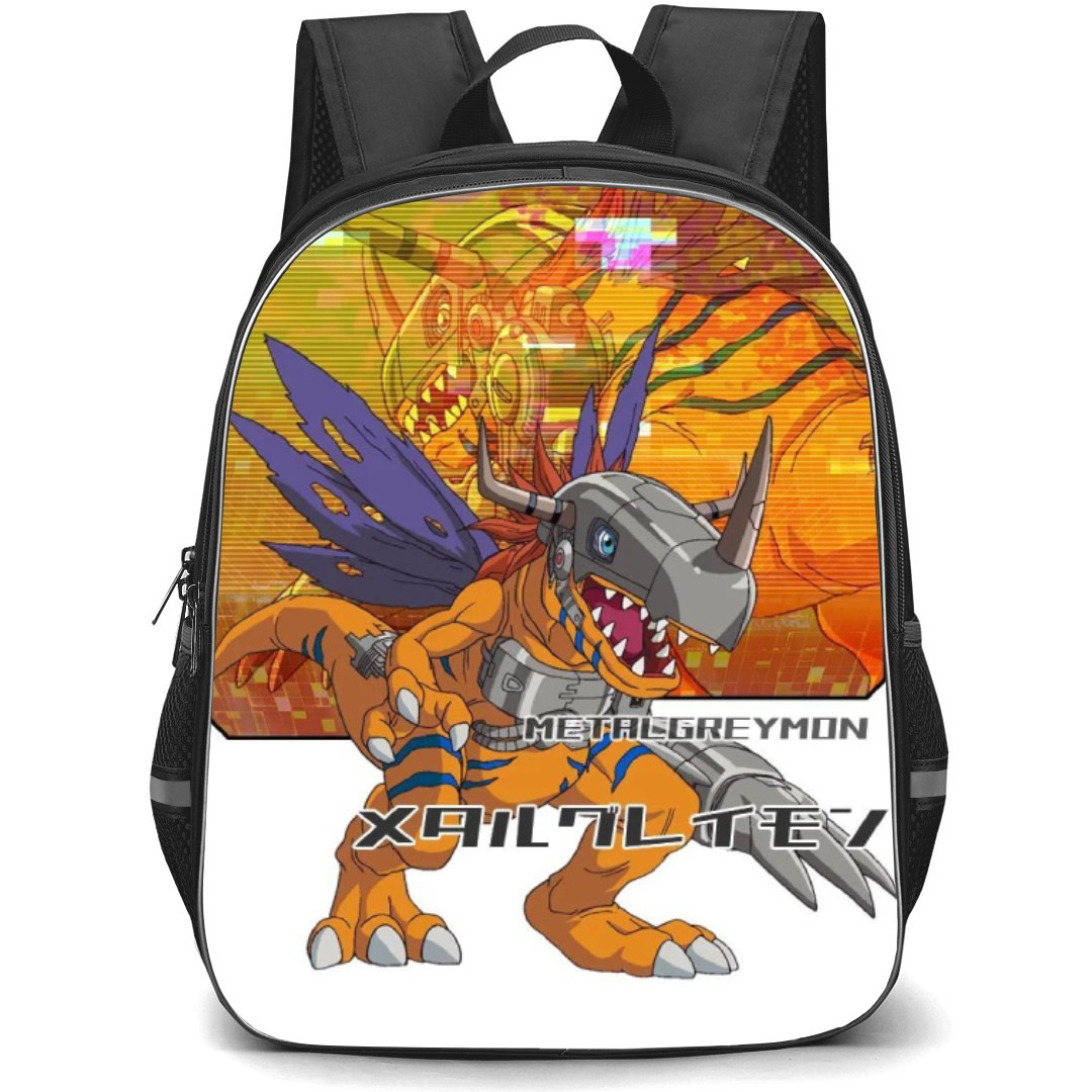 Digimon Greymon Backpack StudentPack - Greymon Metal Showing On Screen Portrait