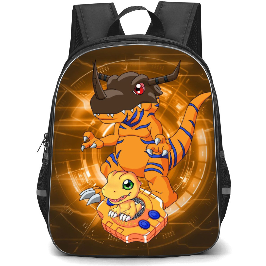 Digimon Backpack StudentPack - Greymon And Agumon Digivice Evolution