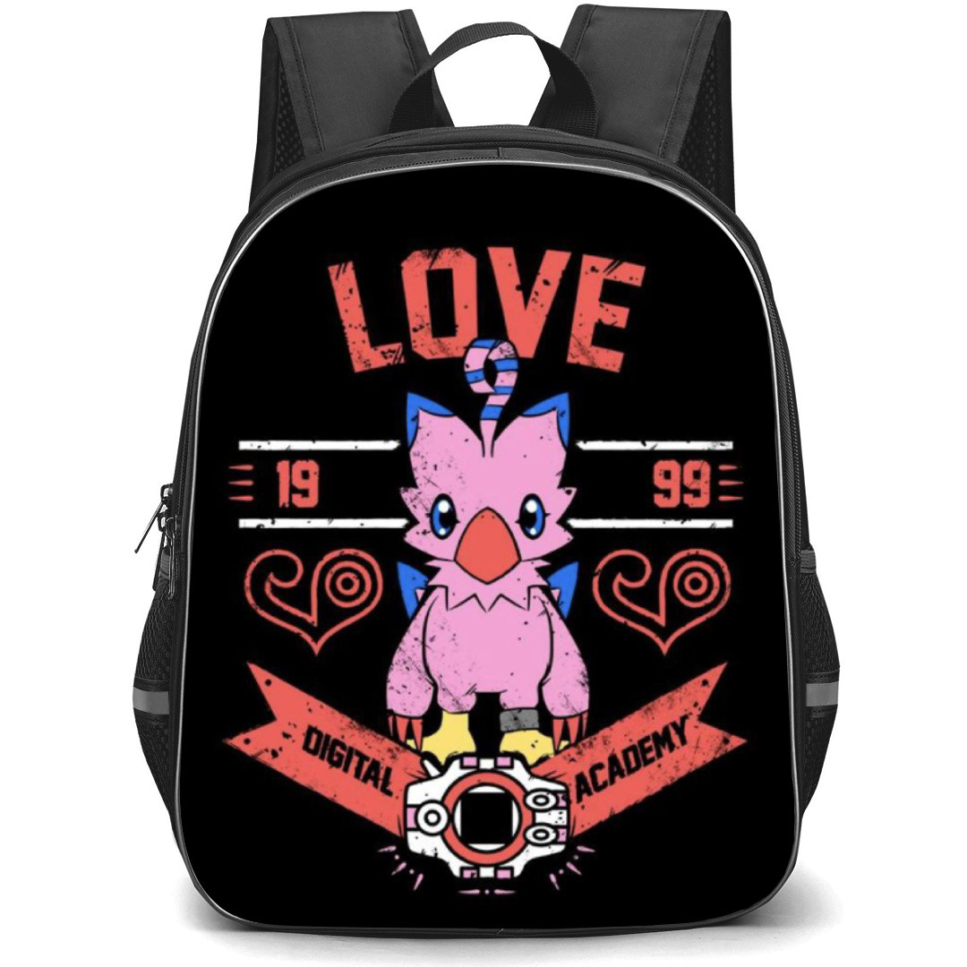 Digimon Piyomon Backpack StudentPack - Piyomon Love Portrait Poster