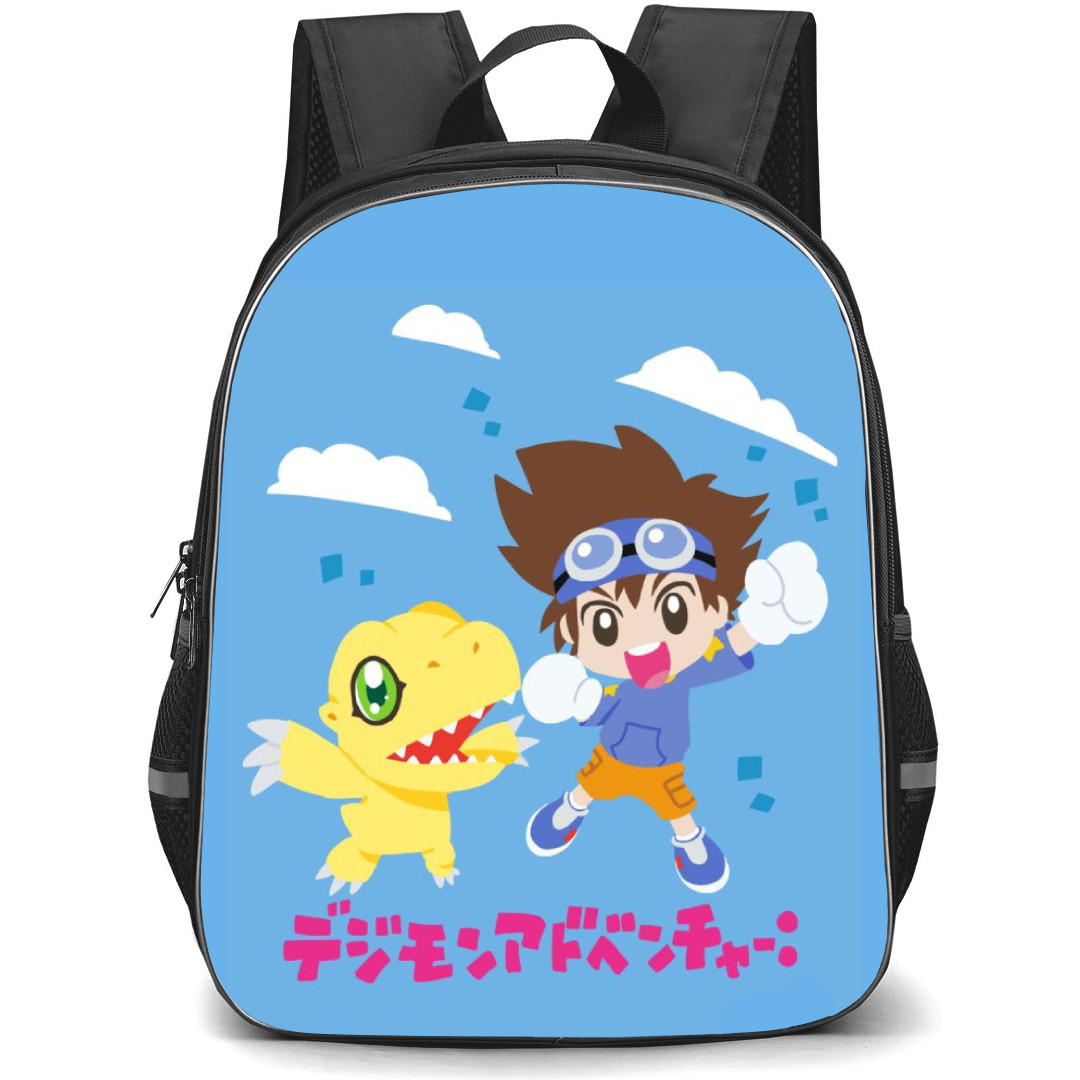 Digimon Backpack StudentPack - Taichi And Agumon Chibi