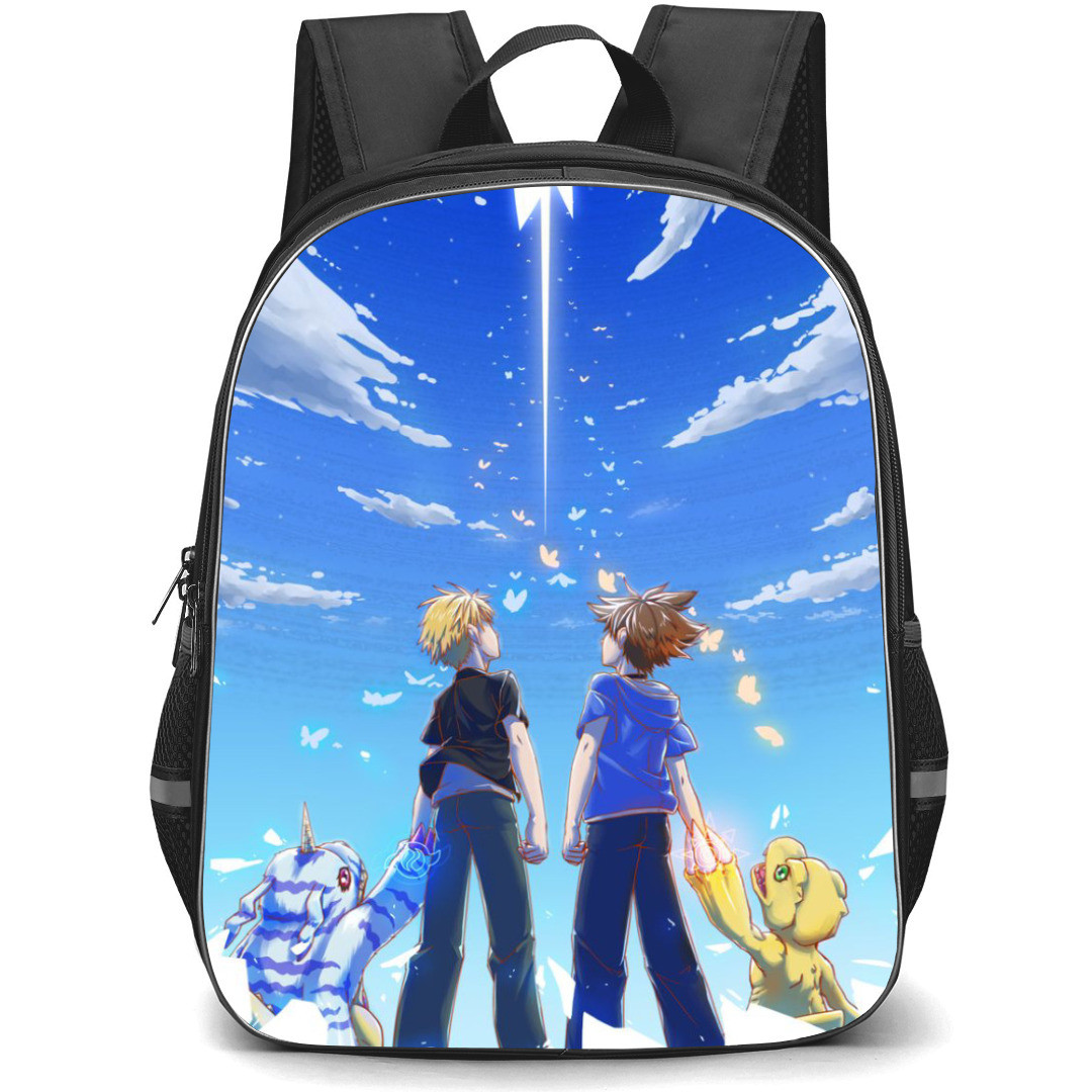 Digimon Backpack StudentPack - Taichi And Ishida Looking At Sky